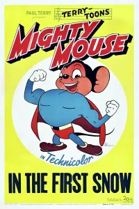 Cape Prints: MIGHTY MOUSE IN THE FIRST SNOW