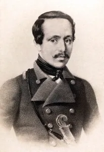 Mikhail Prints: Mikhail Lermontov (1814-1841) Russian poet and novelist wrote the influential 'A Hero of Our Time'