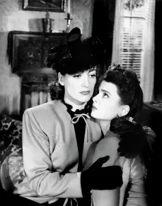 Black Gloves Prints: MILDRED PIERCE, Joan Crawford, Ann Blyth, 1945