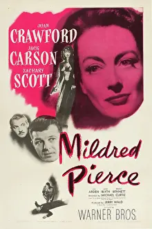 Carson Prints: MILDRED PIERCE, top right: Joan Crawford
