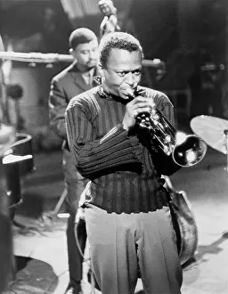 Miles Davis, in a publicity still for The Sound of Miles Davis, an episode of The Robert Herridge Theatre, aired on CBS on July 21, 1960. FOR EDITORIAL USAGE ONLY