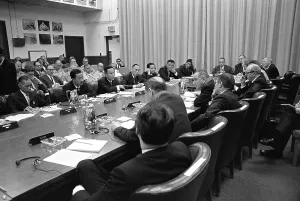 Alliances Prints: Military and civilian participants in the 1966 Honolulu Conference on the Vietnam War