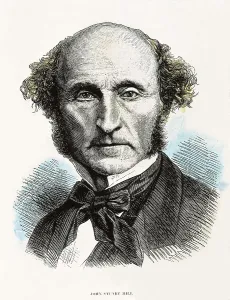 Mill Prints: MILL, John Stuart (1806-1873). Etching. AISA/Everett Collection**US SALES ONLY**
