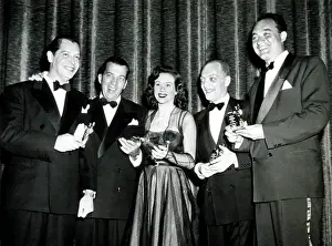 Awards Prints: Milton Berle, Ed Sullivan, Fran Warren