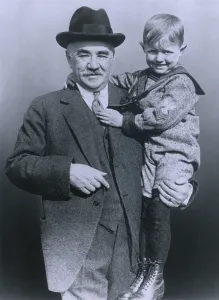 Philanthropists Prints: Milton Hershey 1857-1945 founded of the Hershey Chocolate Company and the company town of Hershey Pennsylvania