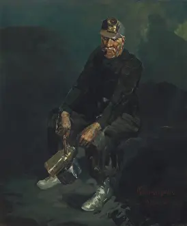 Lcgr1606 Prints: The Miner, by George Benjamin Luks