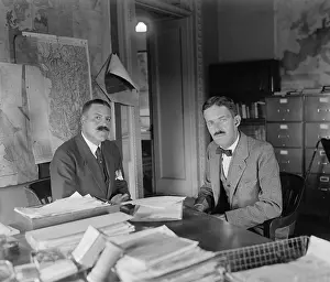 Lcgr1409 Prints: Minister Peter A. Jay and Allen Dulles at the State Dept