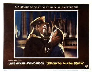 Embrace Prints: MIRACLE IN THE RAIN, Van Johnson, Jane Wyman, 1956