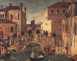 Parade Prints: Miracle of the Relic of the Cross on San Lorenzo Bridge