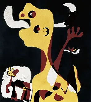 Joan 1893 1983 Prints: MIRO, Joan (1893-1983). Pochoir