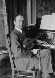 Ukraine Prints: Mischa Elman (1891-1967), Ukrainian born violin virtuoso became a United States citizen in 1923