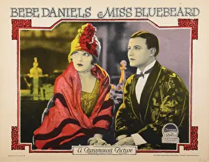 Daniels Prints: MISS BLUEBEARD, US lobbycard, from left: Bebe Daniels, Robert Frazer, 1925