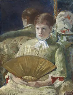 15 25 Years Old Prints: Miss Mary Ellison, by Mary Cassatt, 1880, American impressionist painting, oil on canvas