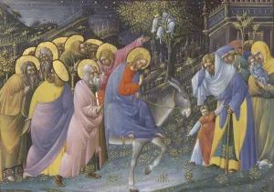 Donkey Prints: Missal of Barbara of Brandenburg: Entry of Christ into Jerusalem