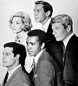 Greg Prints: MISSION: IMPOSSIBLE, (back l-r): Barbara Bain