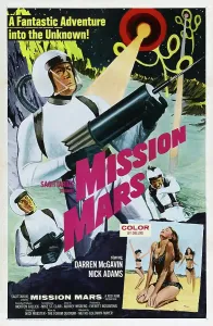 Swimsuit Prints: MISSION MARS, US poster, Darren McGavin, 1968