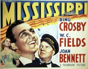 Bing Prints: MISSISSIPPI, Bing Crosby, Joan Bennett, W.C. Fields, 1935