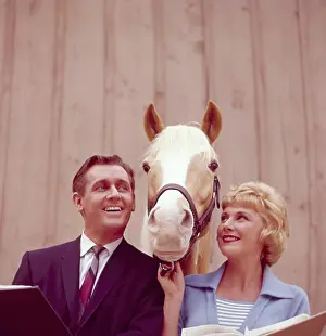 Connie Prints: MISTER ED, Alan Young, Mister Ed, Connie Hines, 1958-66