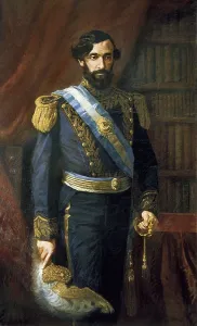 Military Dress Prints: MITRE, Bartolom (1821-1906). Oil on canvas. AISA/Everett Collection**US SALES ONLY**