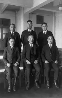Managers Prints: Mitsubishi executives in the 1920s: R
