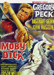 Peck Prints: MOBY DICK, Gregory Peck on French poster art, 1956