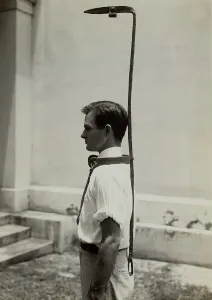 Tools Prints: Model wears a slave bell rack, a used slave owners to handicap a runaway slave
