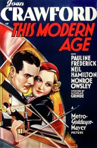 Swimsuit Prints: THIS MODERN AGE, from left on US poster art: Neil Hamilton, Joan Crawford, 1931