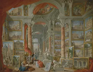 Statues Prints: MODERN ROME, by Giovanni Paolo Panini