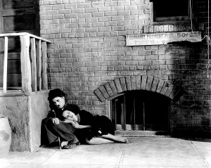 Sidewalk Prints: MODERN TIMES, Charles Chaplin, Paulette Goddard, 1936