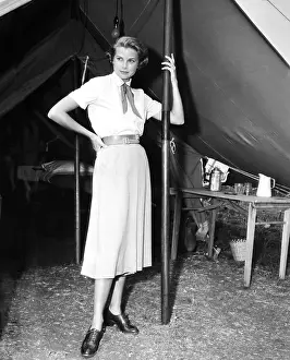 Remake Prints: MOGAMBO, Grace Kelly, on location in Tanganyika, in a costume by Helen Rose, 1953