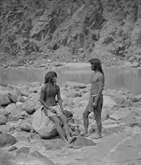 Warrior Prints: Two Mohave warriors wear loincloths in western Arizona