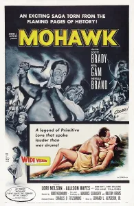 Hayes Prints: MOHAWK, US poster art, bottom left and above: Allison Hayes
