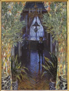 1875 Prints: MONET, Claude (1840-1926). Corner of a Flat