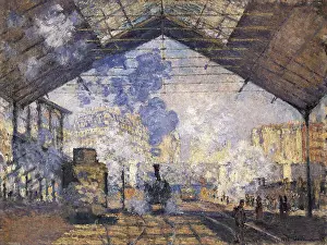 Technician Prints: MONET, Claude (1840-1926). The Gare St