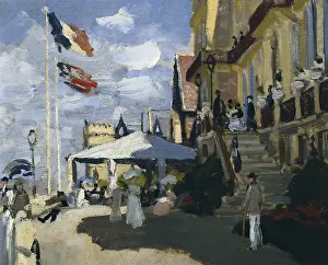 Claude 1840 1926 Prints: MONET, Claude (1840-1926). Hotel des Roches-Noires in Trouville