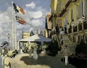 Pleasure Prints: MONET, Claude (1840-1926). Hotel des Roches-Noires in Trouville