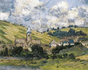 Impressionists Prints: MONET, Claude (1840-1926). Landscape