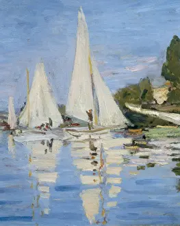 Pleasure Prints: MONET, Claude (1840-1926). Regatta at Argenteuil