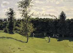 Claude 1840 1926 Prints: MONET, Claude (1840-1926). The Train in the Country