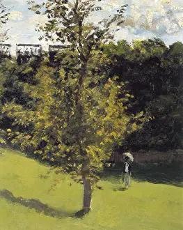 Impressionists Prints: MONET, Claude (1840-1926). The Train in the Country