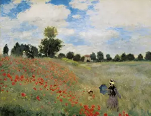 Pleasure Prints: MONET, Claude (1840-1926). Wild Poppies