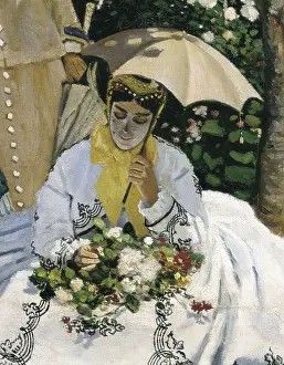 1867 Prints: MONET, Claude (1840-1926). Women in the Garden