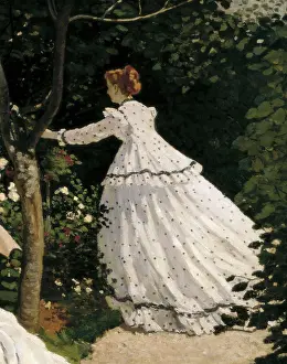 Impressionists Prints: MONET, Claude (1840-1926). Women in the Garden