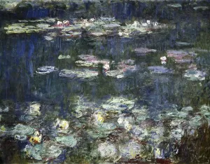 Giverny Prints: MONETClaude (1840-1926). Waterlilies: Green Reflections