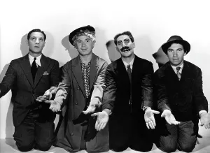 Chico Prints: MONKEY BUSINESS, from left: Zeppo Marx, Harpo Marx, Groucho Marx, Chico Marx, 1931