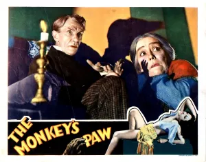 Louise Prints: THE MONKEY'S PAW, from left, Ivan F. Simpson, Louise Carter, Nina Quartero, 1933