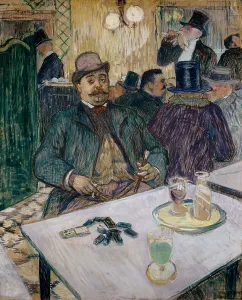 Paris Prints: Monsieur Boileau at the Caf, 1893