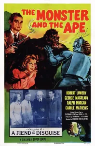 Ralph Prints: THE MONSTER AND THE APE, US poster art
