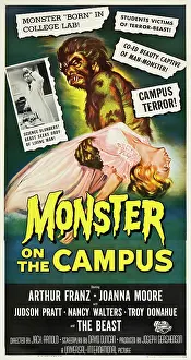 1958 Movies Prints: MONSTER ON THE CAMPUS, 1958