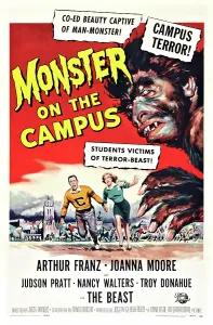 Franz Prints: MONSTER ON THE CAMPUS, Arthur Franz (top), 1958